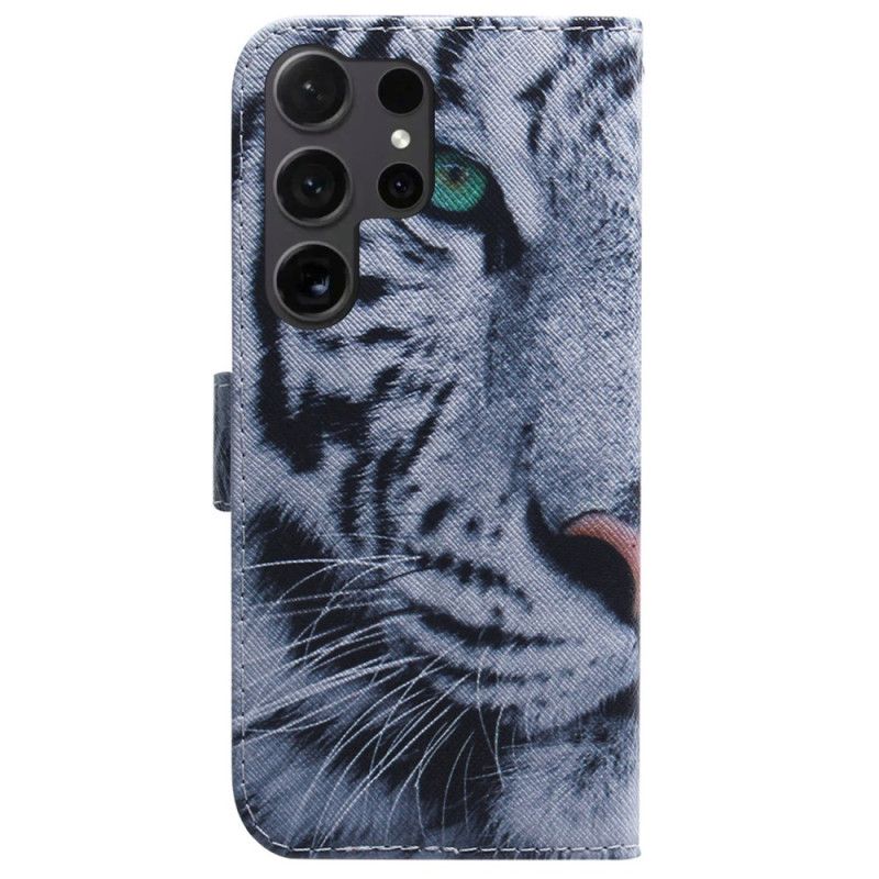 Housse Samsung Galaxy S24 Ultra 5G Tigre Blanc