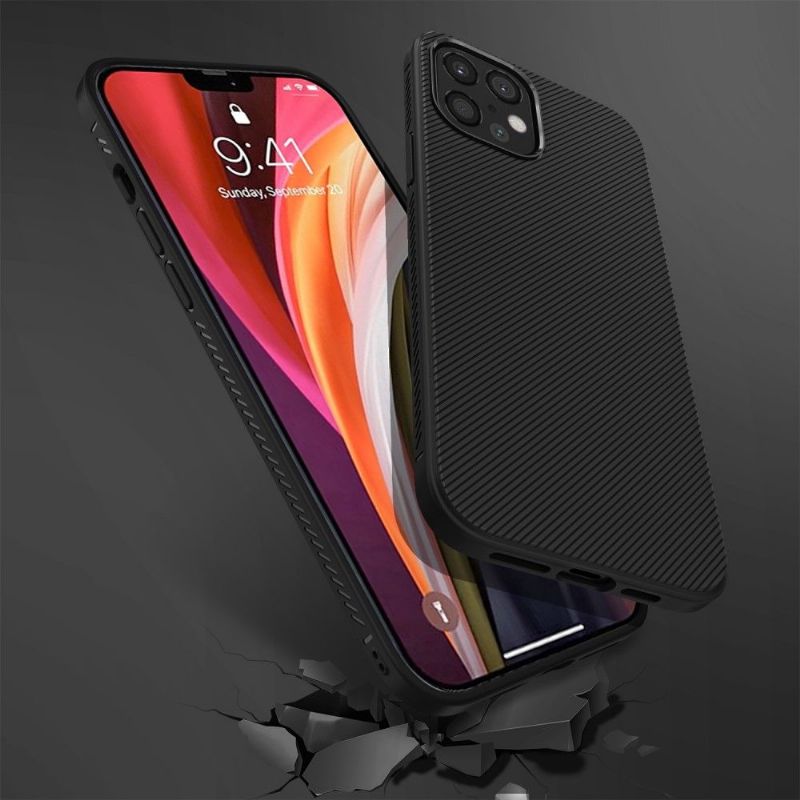 Coque iPhone 12 Pro Max Effet Strié