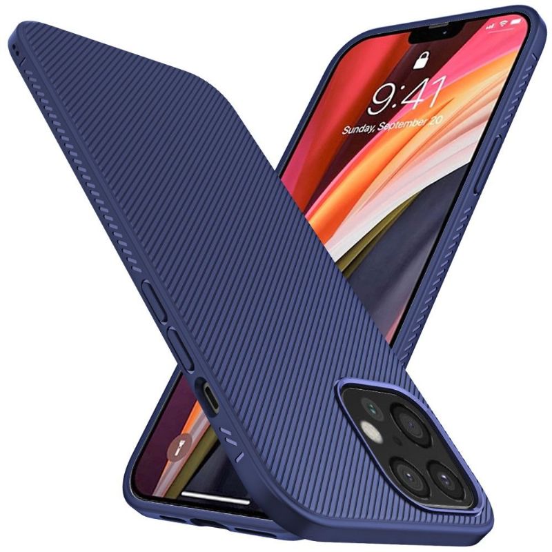 Coque iPhone 12 Pro Max Effet Strié