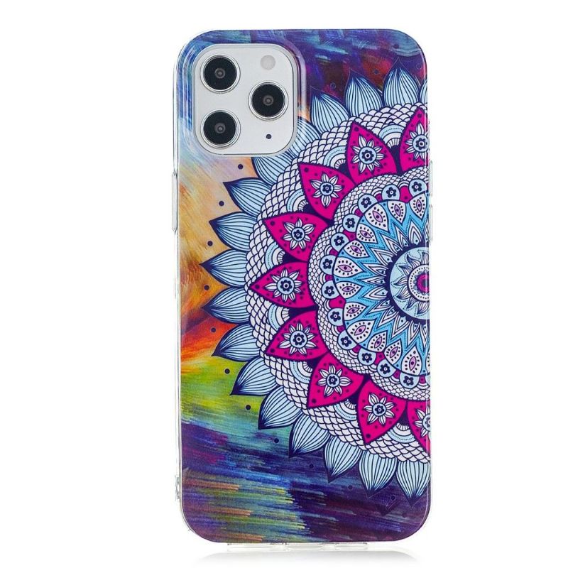 Coque iPhone 12 Pro Max Luminous Mandala Coloré