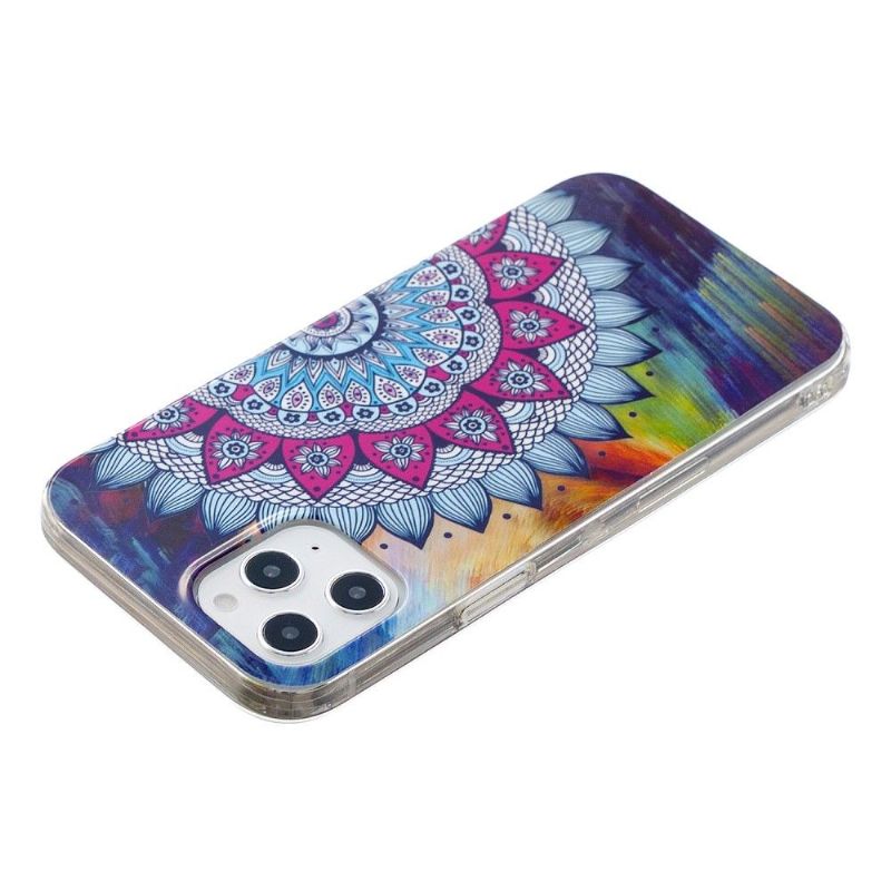 Coque iPhone 12 Pro Max Luminous Mandala Coloré