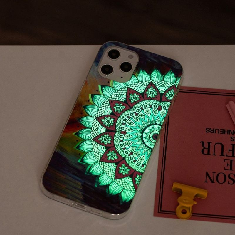 Coque iPhone 12 Pro Max Luminous Mandala Coloré