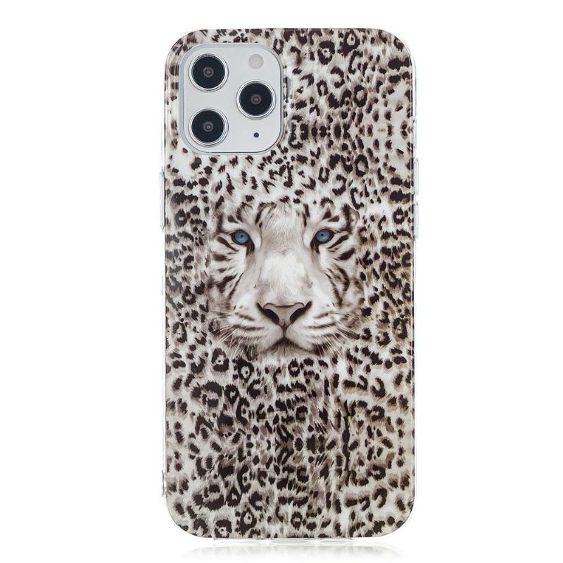 Coque iPhone 12 Pro Max Luminous Panthère des neiges