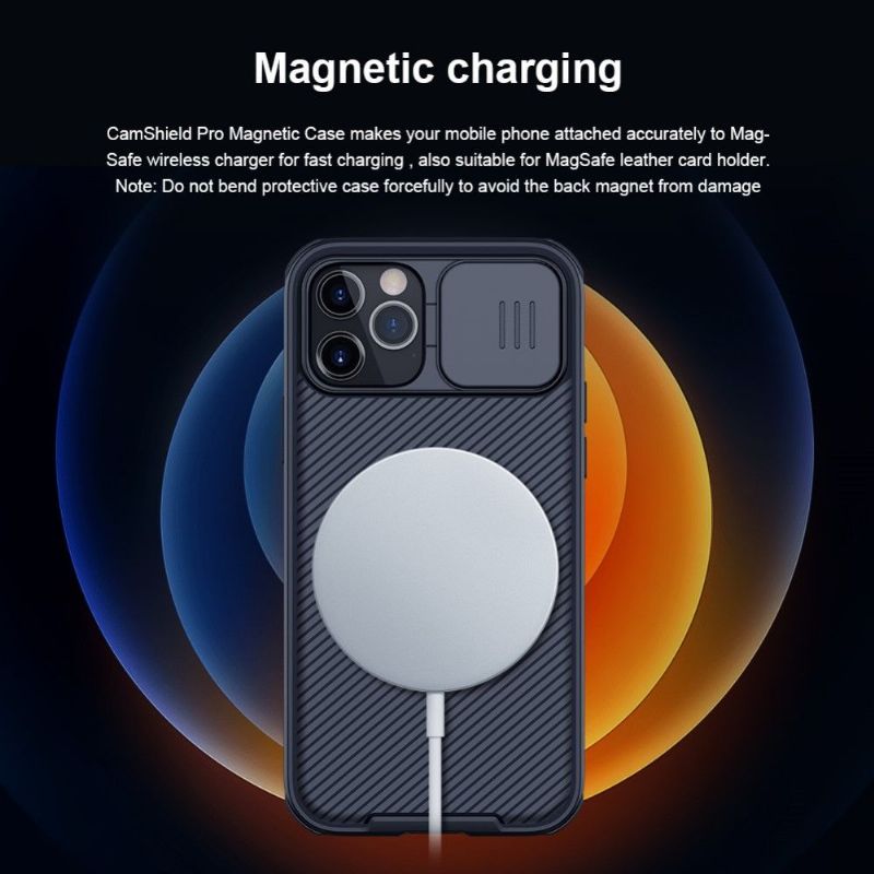 Coque iPhone 12 Pro Max MagSafe avec cache objectif arrière