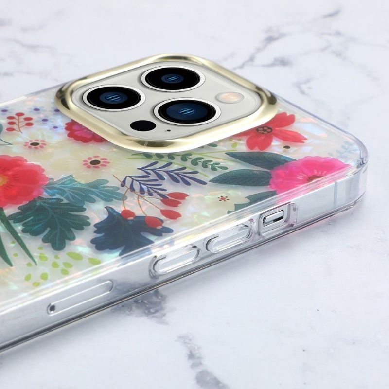 Coque iPhone 12 Pro Max Papillons et Fleurs