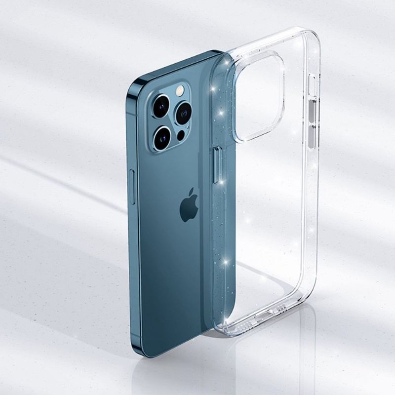 Coque iPhone 12 Pro Max Transparente Paillettes