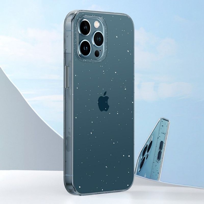 Coque iPhone 12 Pro Max Transparente Paillettes