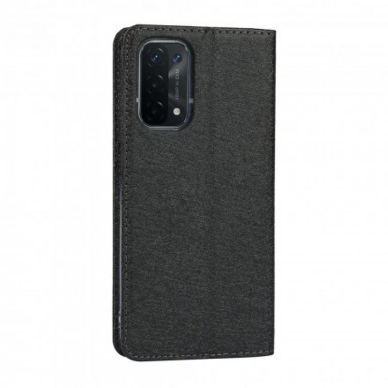 Flip Cover Oppo A54 5G / A74 5G Style Cuir Douceur avec Lanière