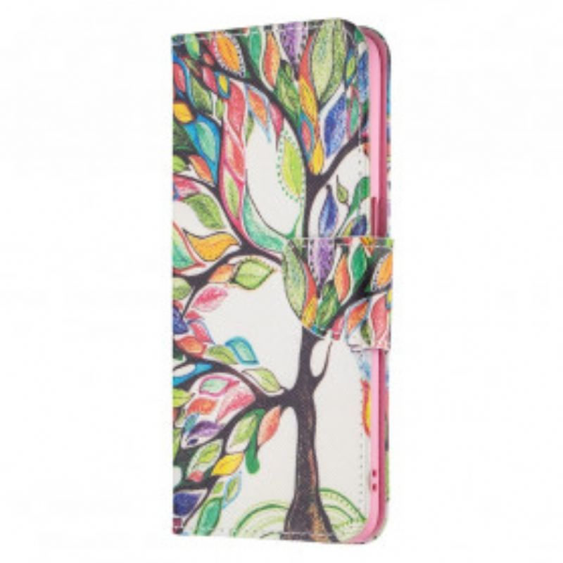 Housse Oppo A54 5G / A74 5G Arbre Coloré