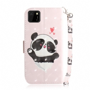 Housse Huawei Y5p mignon panda