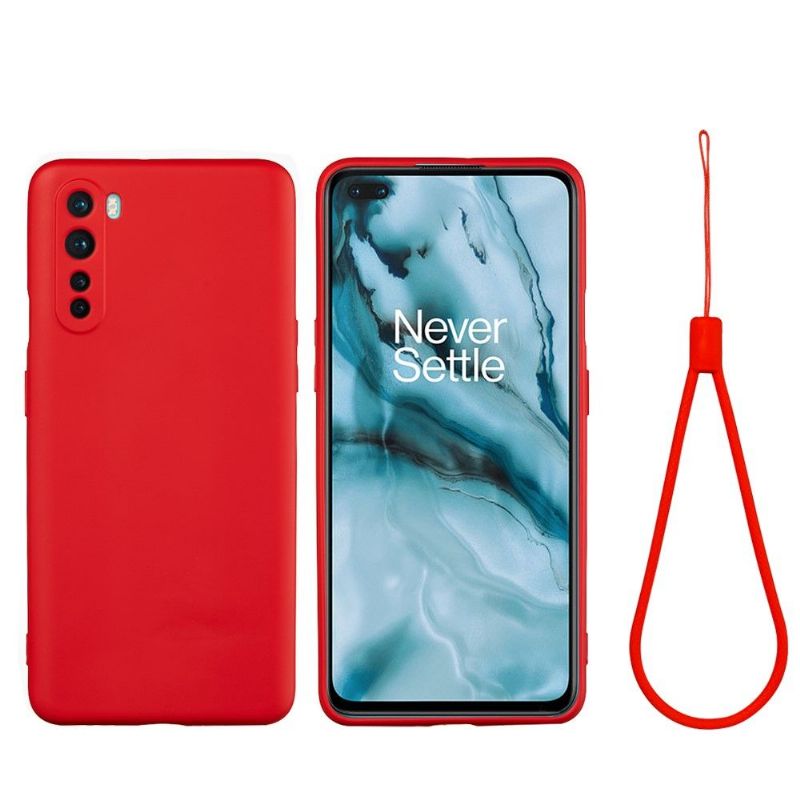 Coque à lanière silicone pour OnePlus Nord