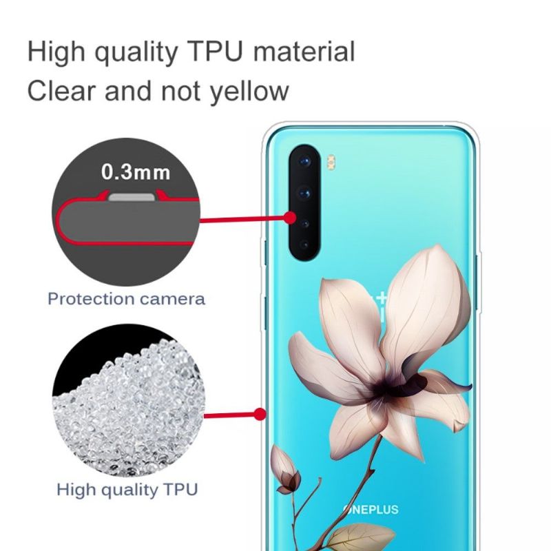 Coque OnePlus Nord fleur sauvage