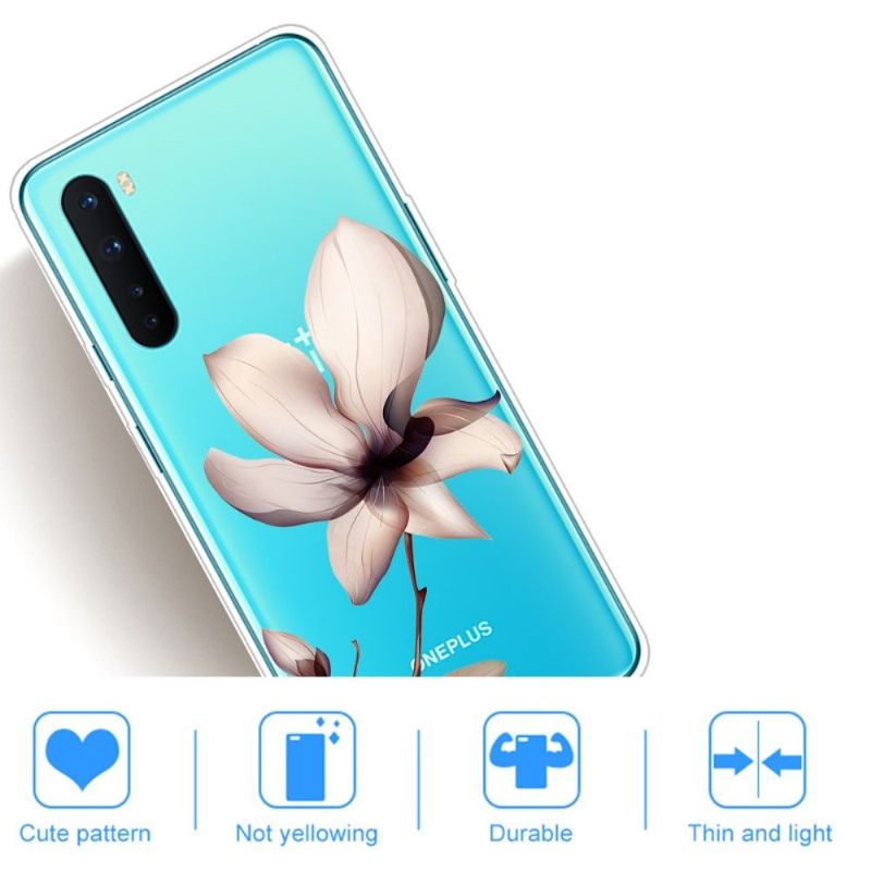 Coque OnePlus Nord fleur sauvage