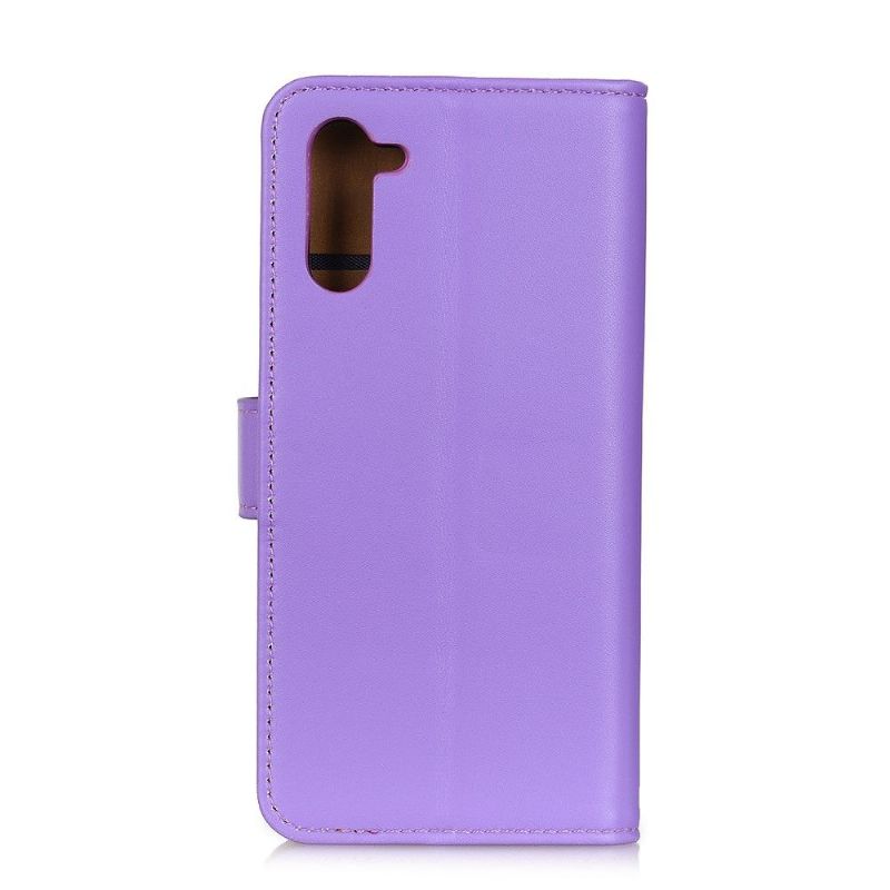 Étui OnePlus Nord simili cuir basique - Violet