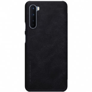 Housse OnePlus Nord Qin Series Effet Cuir - Noir