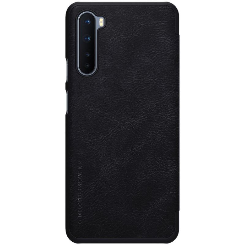 Housse OnePlus Nord Qin Series Effet Cuir - Noir