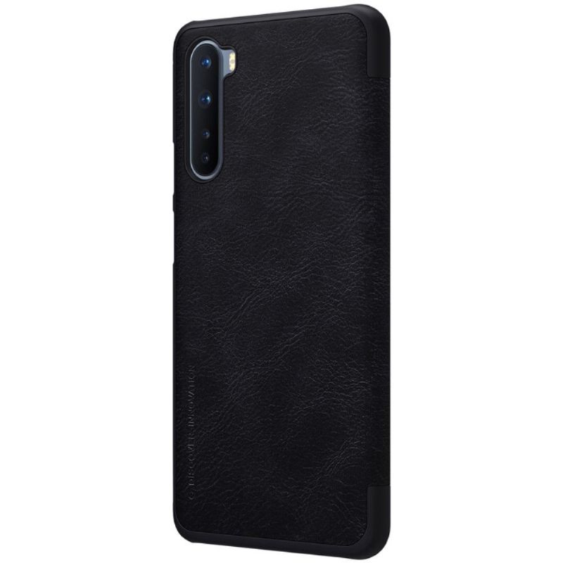 Housse OnePlus Nord Qin Series Effet Cuir - Noir