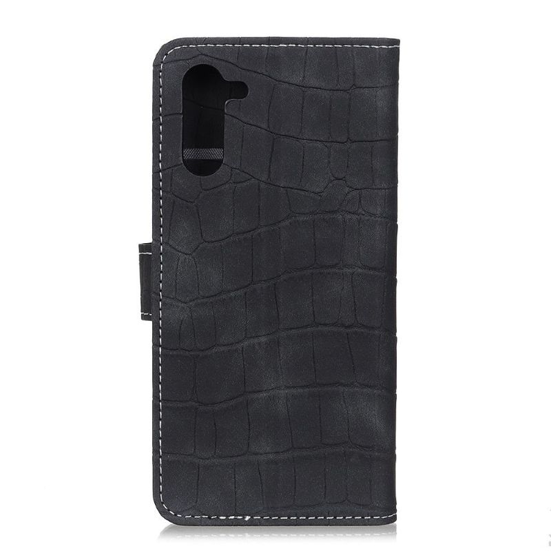 Housse OnePlus Nord Simili Cuir Aspect Croco