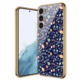 Coque Samsung Galaxy S24+ avec Motif Floral GKK