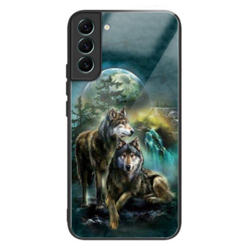 Coque Samsung Galaxy S24 Plus 5G Verre Trempé Loups