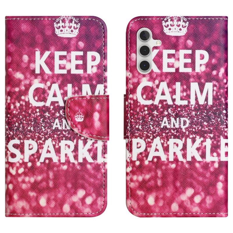 Housse Samsung Galaxy S24 Plus 5G Keep Calm and Sparkle