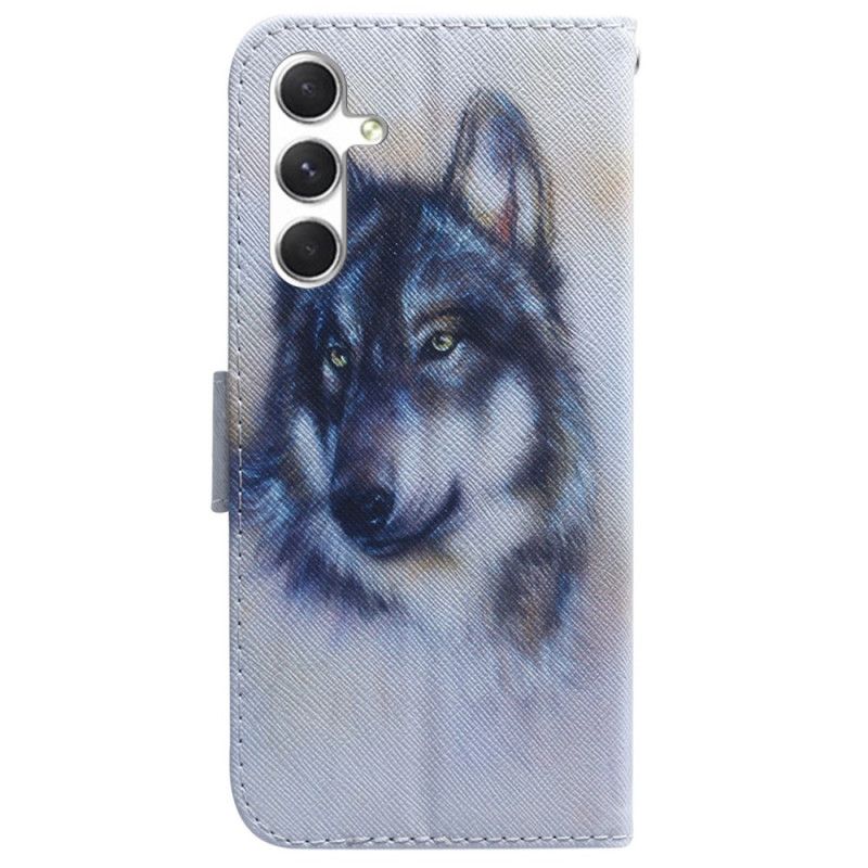 Housse Samsung Galaxy S24 Plus 5G Loup Aquarelle