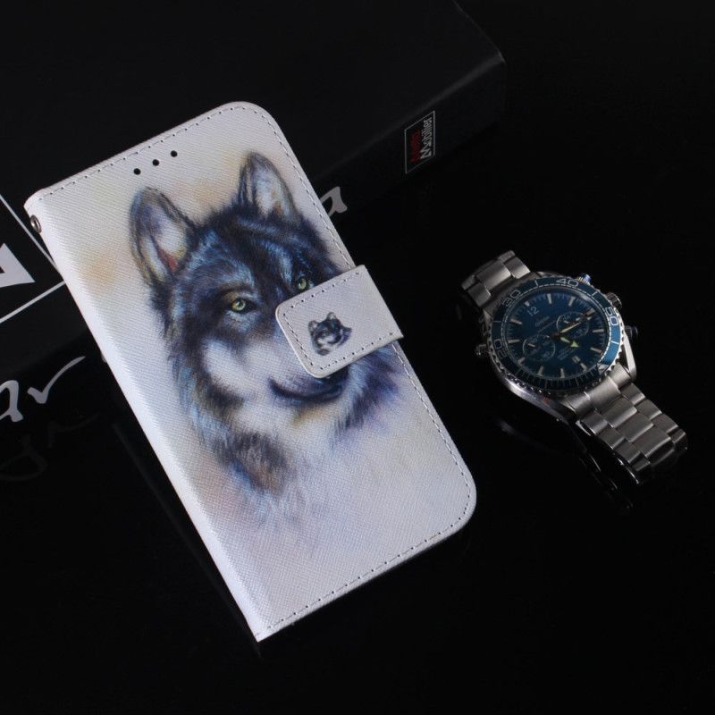 Housse Samsung Galaxy S24 Plus 5G Loup Aquarelle