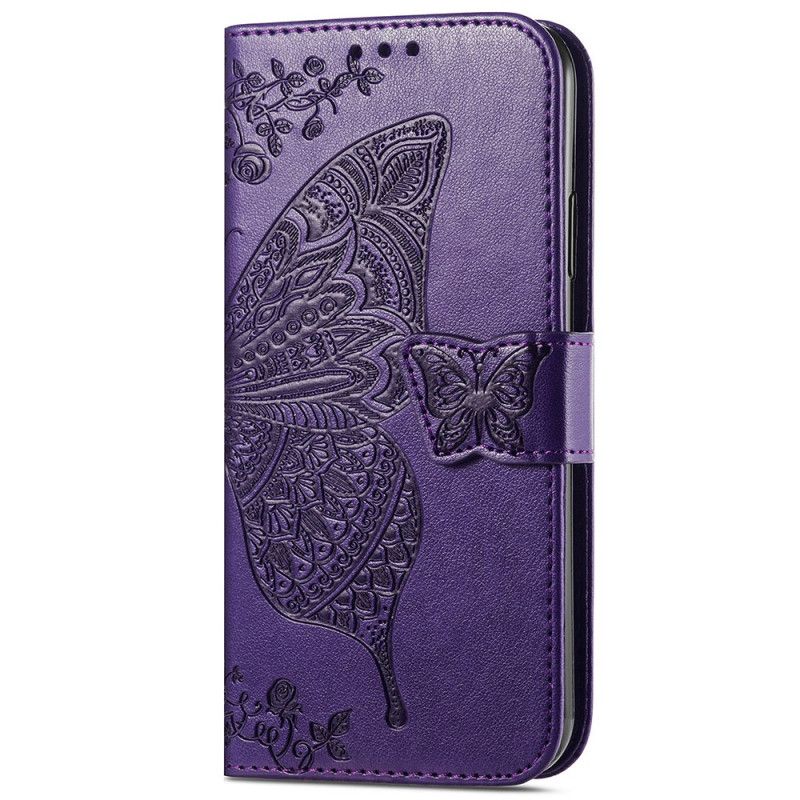 Housse Samsung Galaxy S24 Plus 5G Papillon Baroque