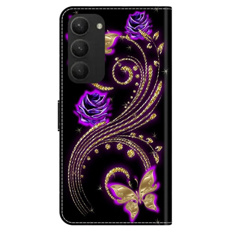 Housse Samsung Galaxy S24 Plus 5G Papillons Violets