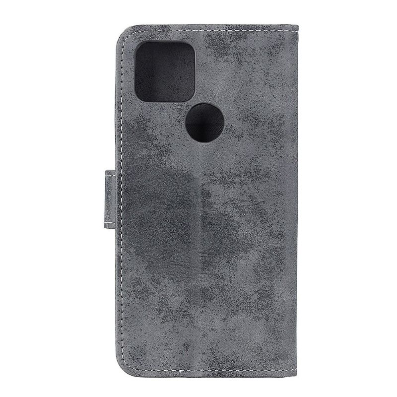 Housse Google Pixel 4a 5G Cyrius simili cuir vintage