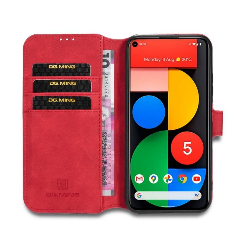 Housse Google Pixel 4a 5G DG MING Style Rétro