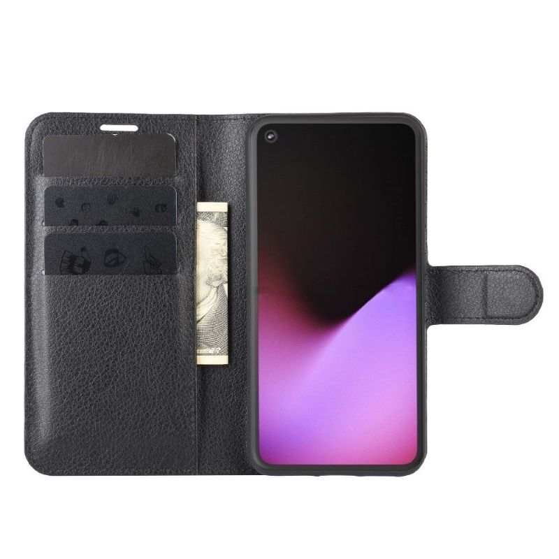 Housse portefeuille Google Pixel 4a 5G style cuir