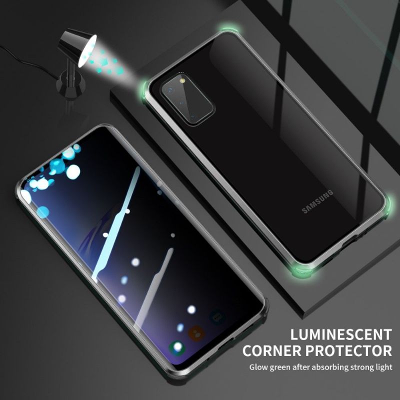 Coque Samsung Galaxy S20 détachable verre trempé avec filtre de confidentialité