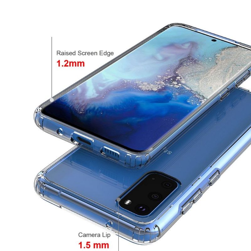 Gisèle - Coque Samsung Galaxy S20 Transparente Mince et Légère