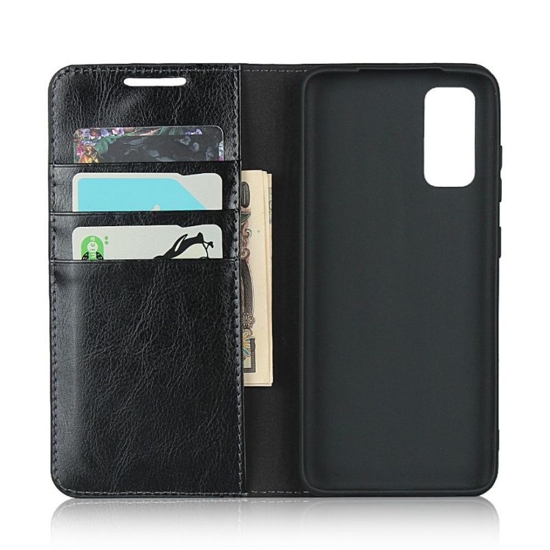 Housse Samsung Galaxy S20 Cuir Porte Cartes Fonction Support