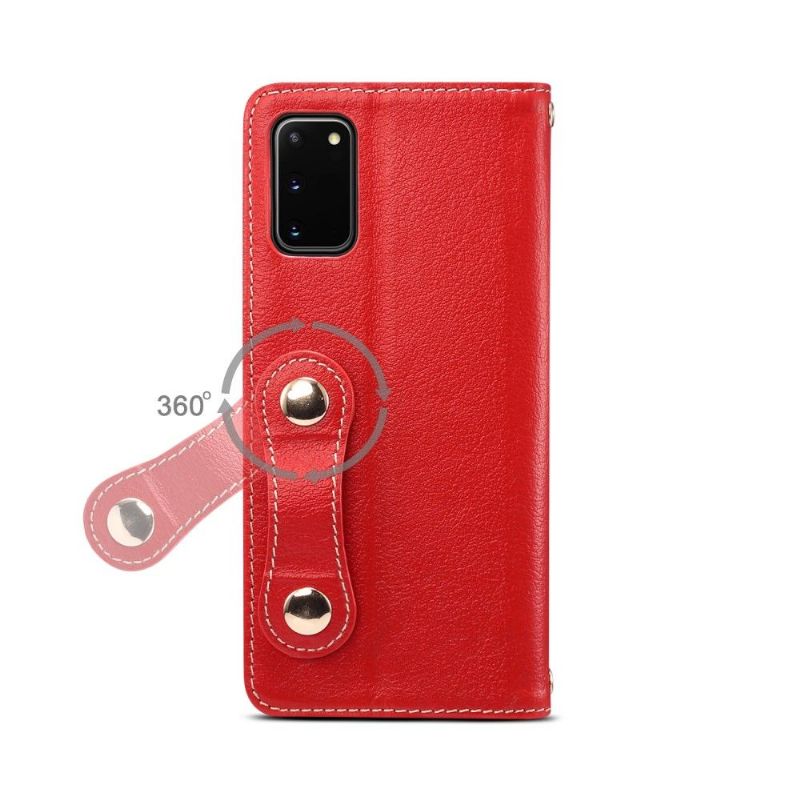 Housse Samsung Galaxy S20 cuir premium coutures