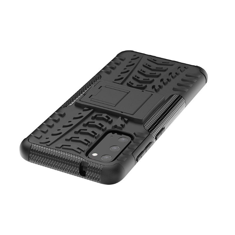 Samsung Galaxy S20 - Coque antidérapante avec support intégré - Noir