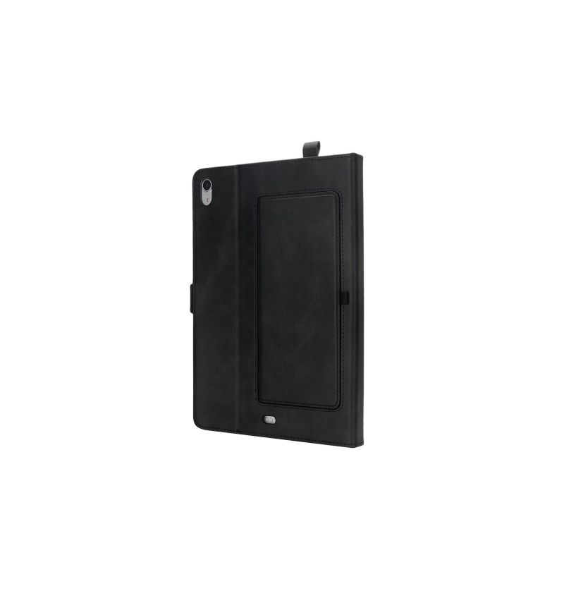 Housse iPad Pro 12.9 2018 Effet cuir support porte-cartes