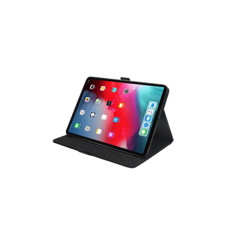 Housse iPad Pro 12.9 2018 Effet cuir support porte-cartes