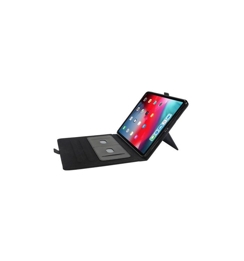 Housse iPad Pro 12.9 2018 Effet cuir support porte-cartes