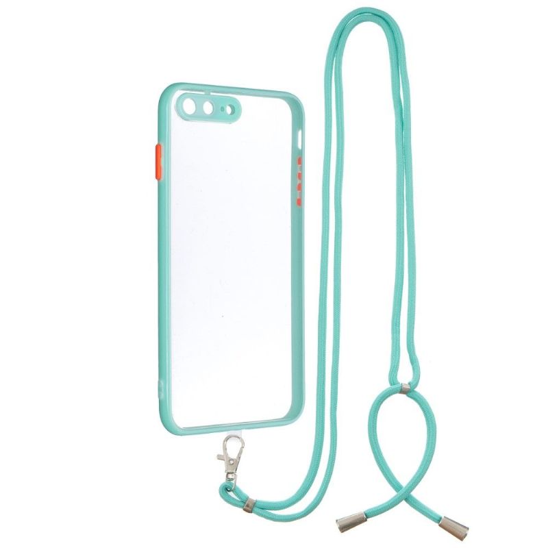 Coque iPhone 8 Plus / 7 Plus bumper transparent à cordon