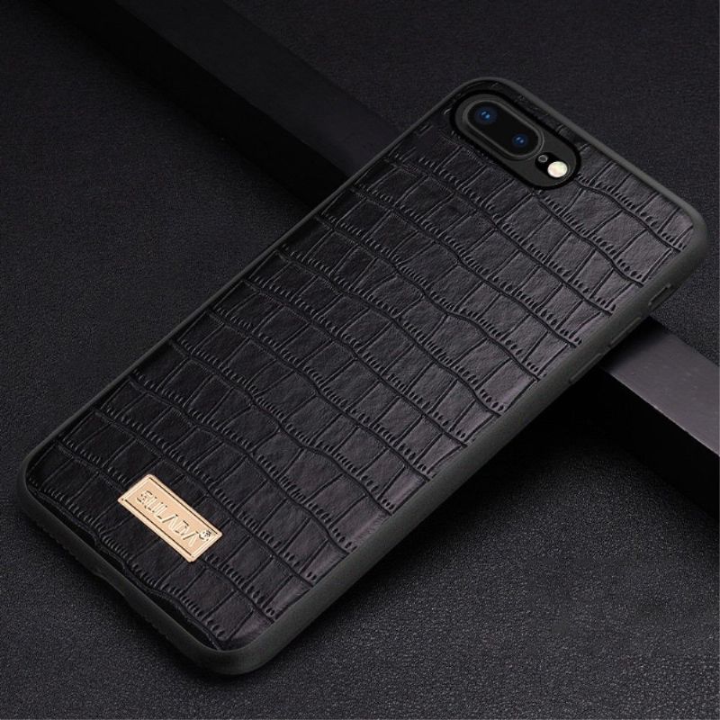 Coque iPhone 8 Plus / 7 Plus SULADA Croco Effet Cuir