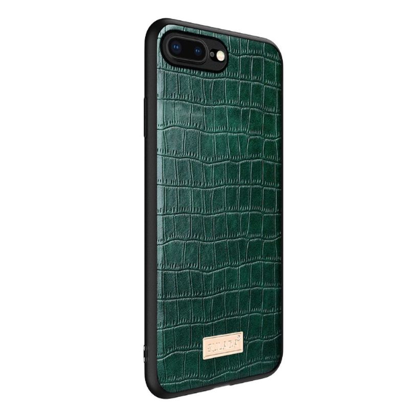 Coque iPhone 8 Plus / 7 Plus SULADA Croco Effet Cuir