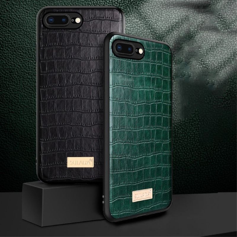 Coque iPhone 8 Plus / 7 Plus SULADA Croco Effet Cuir