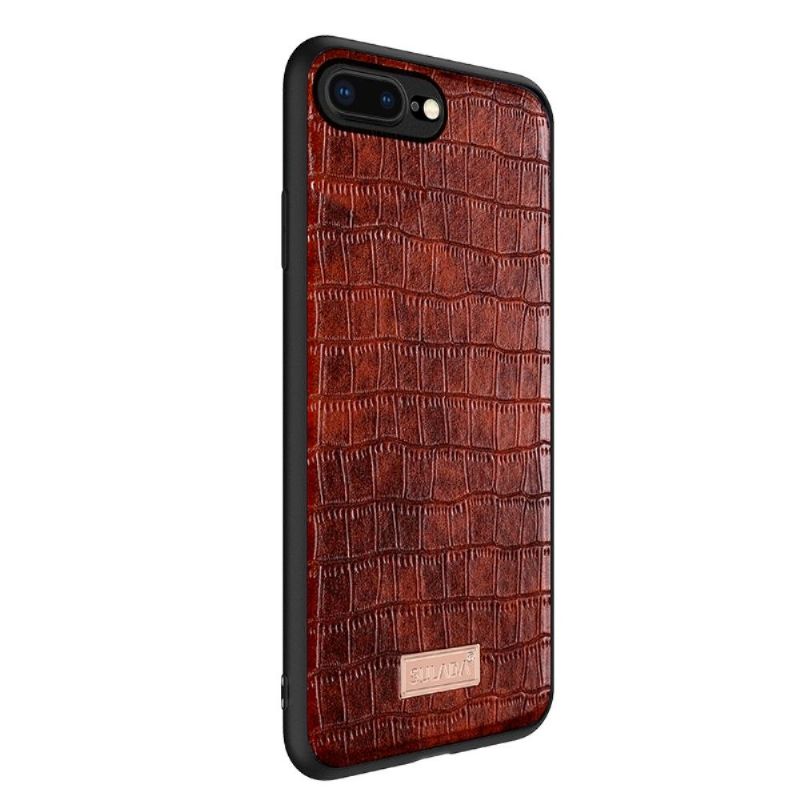 Coque iPhone 8 Plus / 7 Plus SULADA Croco Effet Cuir