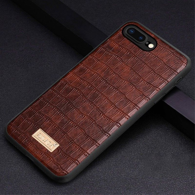 Coque iPhone 8 Plus / 7 Plus SULADA Croco Effet Cuir