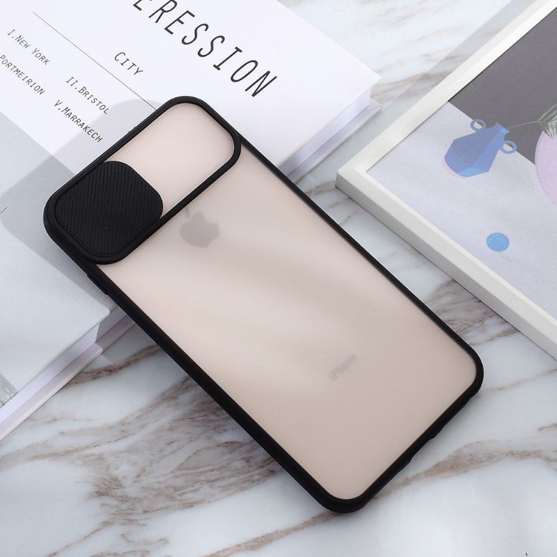 Coque iPhone 8 Plus / 7 Plus transparente avec cache objectif arrière