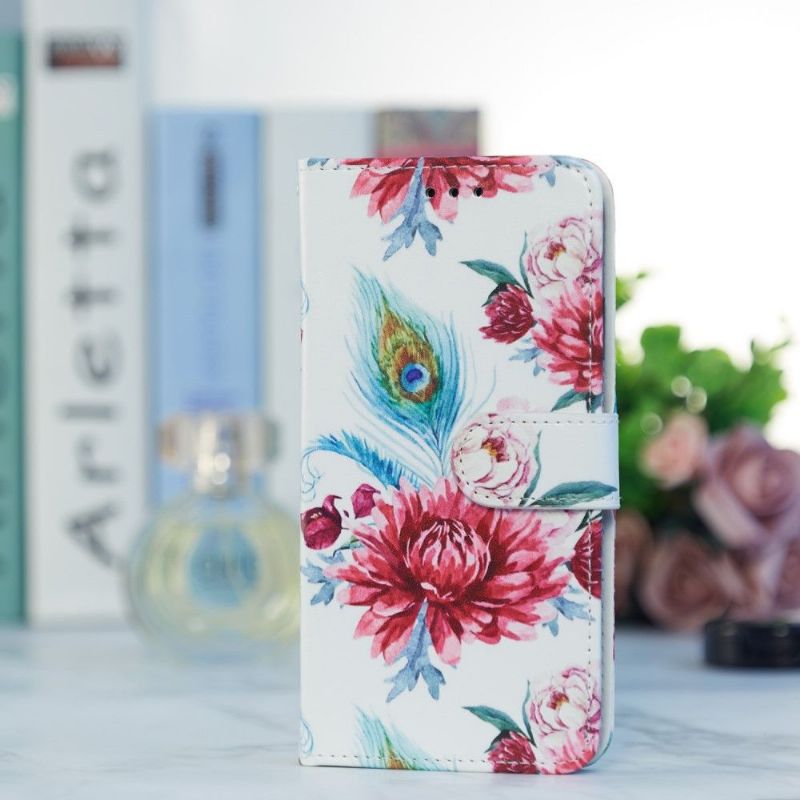 Housse iPhone 8 Plus / 7 Plus Paon fleur