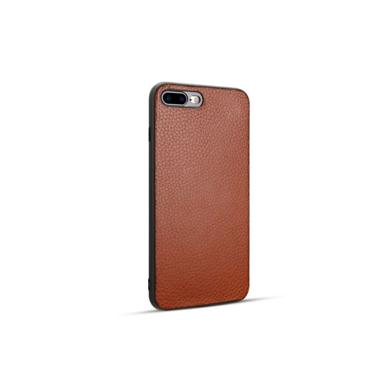 iPhone 8 Plus / 7 Plus - Coque imitation cuir grainé