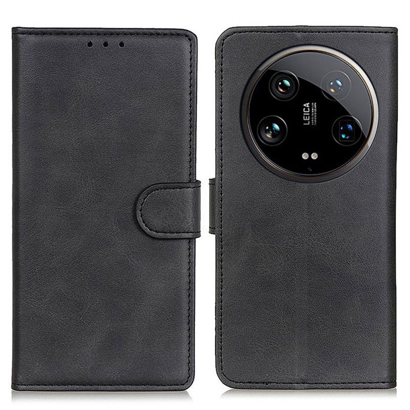 Housse Xiaomi 14 Ultra Simili Cuir Mat